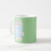 DEENSE PASTEL RETRO LEREN LOSLATEN KOFFIEMOK (Voorkant links)