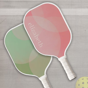Deense Pastels-cirkels en zwembroeken met seriële  Pickleball Paddle
