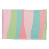 Deense Pastels Line Art Curves - enorme handtekeni Kussensloop (Achterkant)