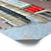 Deense Post Kantoor, Kopenhagen, Denemarken Poster (Hoek)