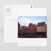 Deense reizen briefkaart (Voorkant / Achterkant)