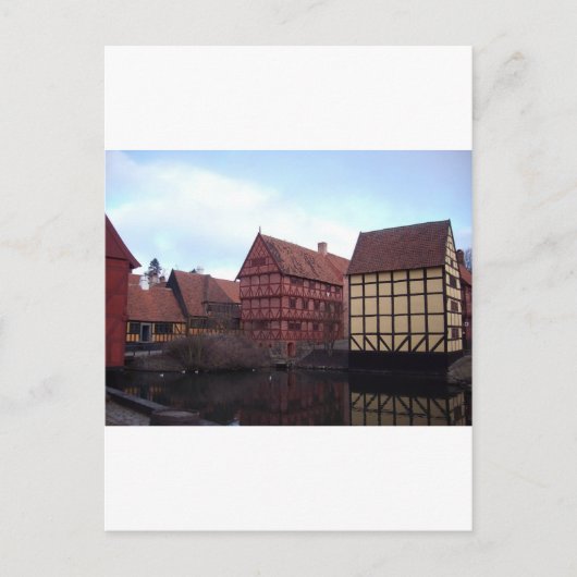 Deense reizen briefkaart (Voorkant)