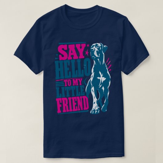 Deense reu imponerende welkom t-shirt (Design voorkant)