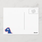 Deense reuzenfokkeridentiteit briefkaart (Achterkant)