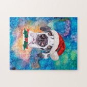 Deense reuzenhond Kerstmis Legpuzzel (Horizontaal)