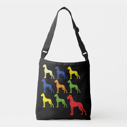 Deense reuzenhonden crossbody tas (Voorkant)