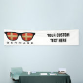 Deense Shades aangepaste tekst en kleurenbanner Spandoek (Beurs)