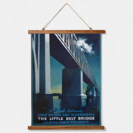  Deense staatsspoorwegen 1951 Aage Rasmussen Hangend Wandkleed