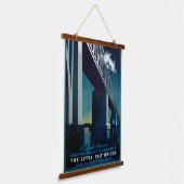  Deense staatsspoorwegen 1951 Aage Rasmussen Hangend Wandkleed (Gebogen)