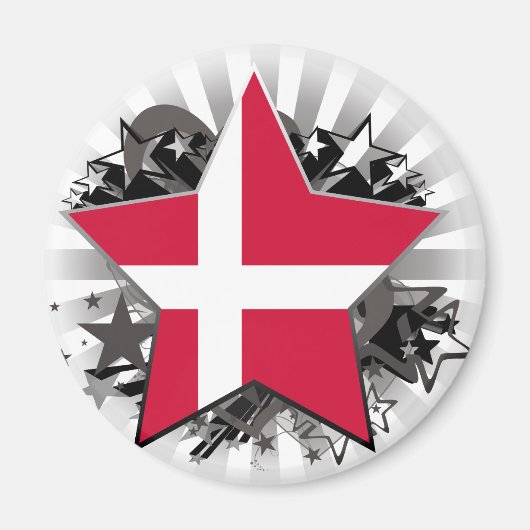 Deense ster magneet (Voorkant)