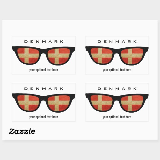 Deense stickers voor de schaduw (Vel)