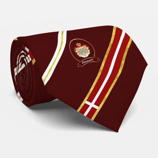 Deense stremplank stropdas (Opgerold)