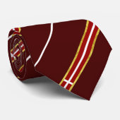 Deense stremplank stropdas (Opgerold)