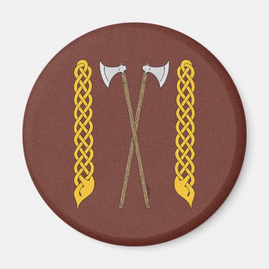 Deense/Viking-assen, doorgesneden in het netwerk Magneet (Voorkant)