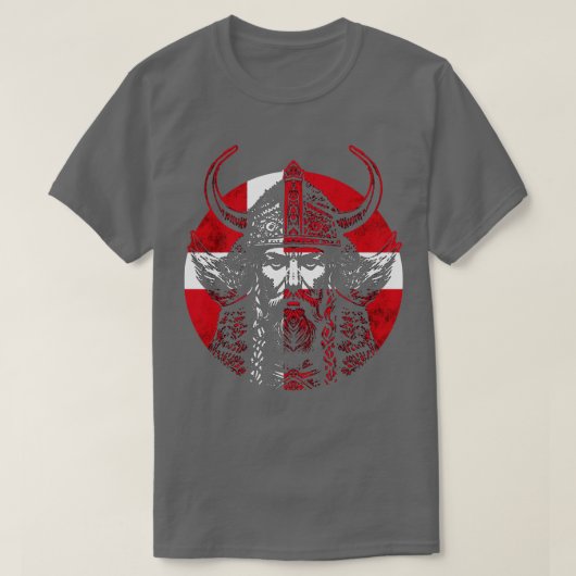 Deense Viking Warrior 5 T-shirt (Design voorkant)