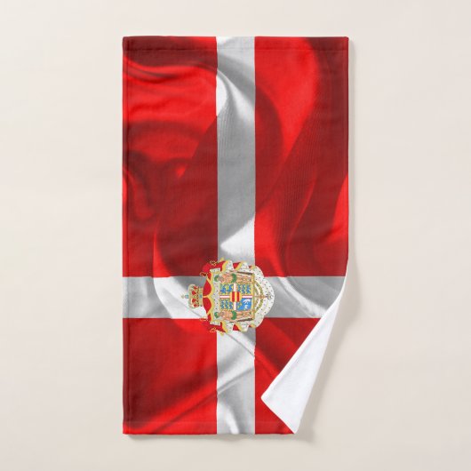 Deense vlag bad handdoek (Handdoek)