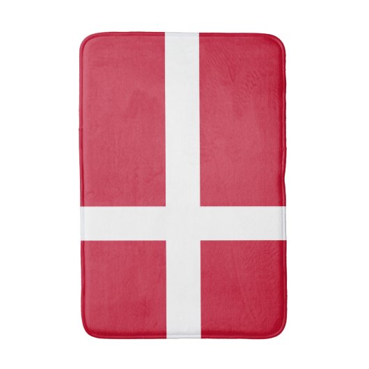 Deense vlag badmat (Voorkant Verticaal)