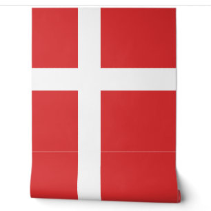 Deense vlag behang