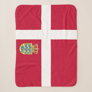 Deense vlag Blanket, patriottisch, Denemarken Sherpa Deken