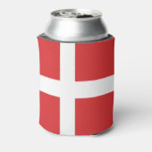 Deense vlag blikjeskoeler (Blikje Achterkant)