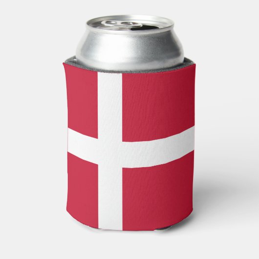 Deense vlag blikjeskoeler (Blikje Achterkant)