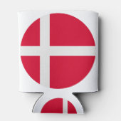 Deense vlag blikjeskoeler (Achterkant)