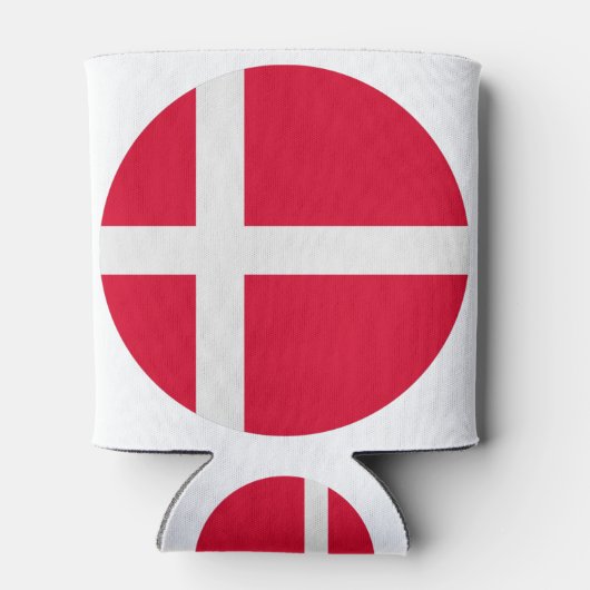 Deense vlag blikjeskoeler (Achterkant)