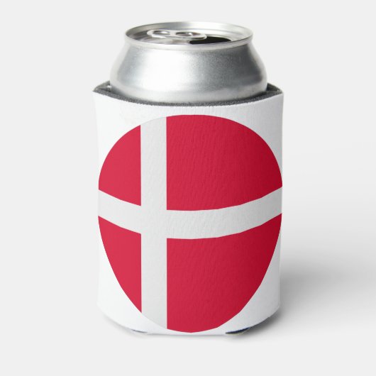 Deense vlag blikjeskoeler (Blikje Achterkant)