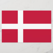 Deense vlag briefpapier (Voorkant)