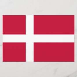 Deense vlag briefpapier