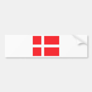 Deense vlag bumpersticker