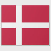 Deense vlag cadeaupapier (Vlak)