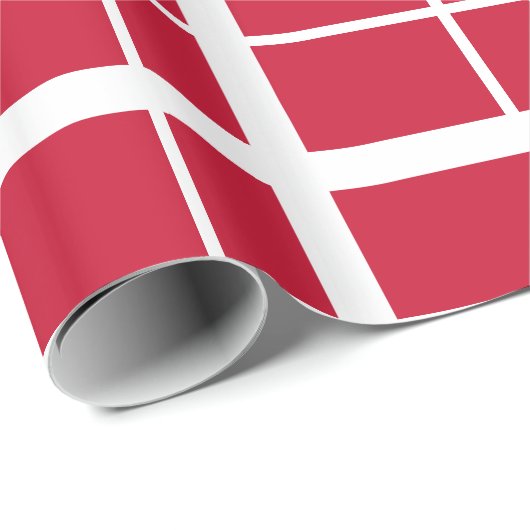 Deense vlag cadeaupapier (Rol Hoek)