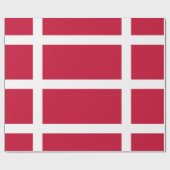 Deense vlag cadeaupapier (Vlak)