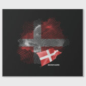Deense vlag cadeaupapier (Vlak)