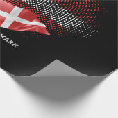 Deense vlag cadeaupapier (Hoek)