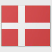 Deense vlag cadeaupapier (Vlak)