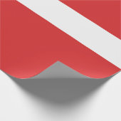 Deense vlag cadeaupapier (Hoek)