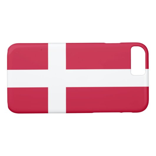 Deense vlag Case-Mate iPhone case (Achterkant (Horizontaal))