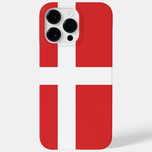 Deense vlag Case-Mate iPhone case (Achterkant)