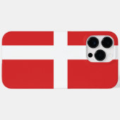 Deense vlag Case-Mate iPhone case (Achterkant (horizontaal))