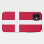 Deense vlag Case-Mate iPhone case (Achterkant (horizontaal))