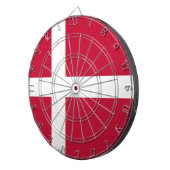 Deense vlag dartbord (Voorkant Rechts)