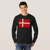 Deense vlag Denemarken Dag 5 juni Danmar T-shirt (Voorkant volledig)