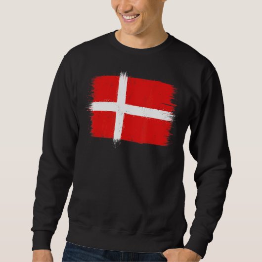 Deense vlag Denemarken Dag 5 juni Danmar Trui (Voorkant)