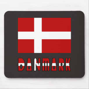 Deense Vlag Denemarken Dannebrog Muismat