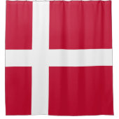 Deense vlag douchegordijn (Voorkant)