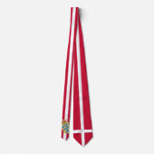 Deense vlag en Deense handel, reizen/sport Stropdas (Achterkant)