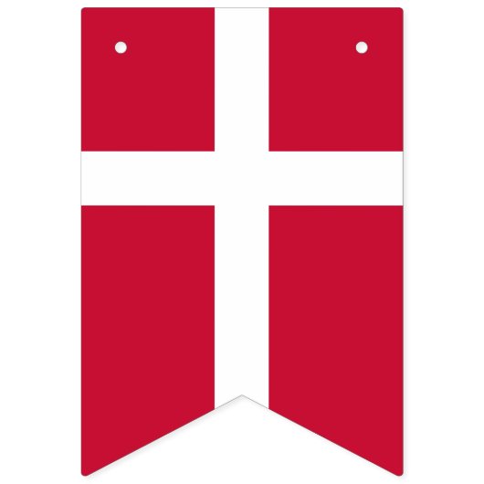 Deense vlag en Deense partij Banners/bruiloften Vlaggetjes (Tweede vlag)