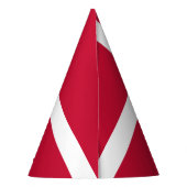 Deense vlag feesthoedjes (Achterkant)